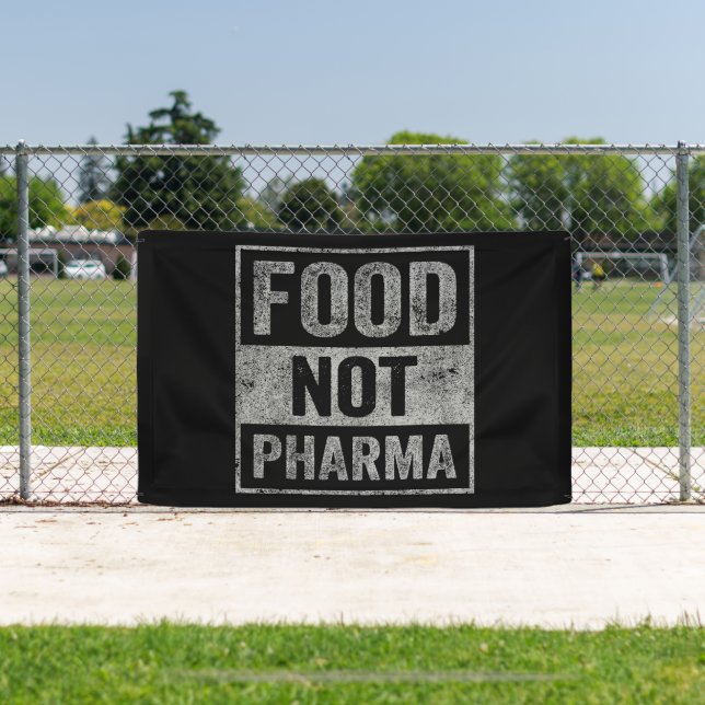 Food Not Pharma Natural Organic Nutrition Banner (Insitu)