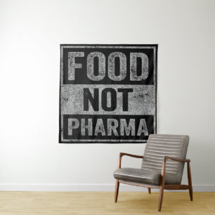 Food Not Pharma Natural Organic Nutrition Tapestry