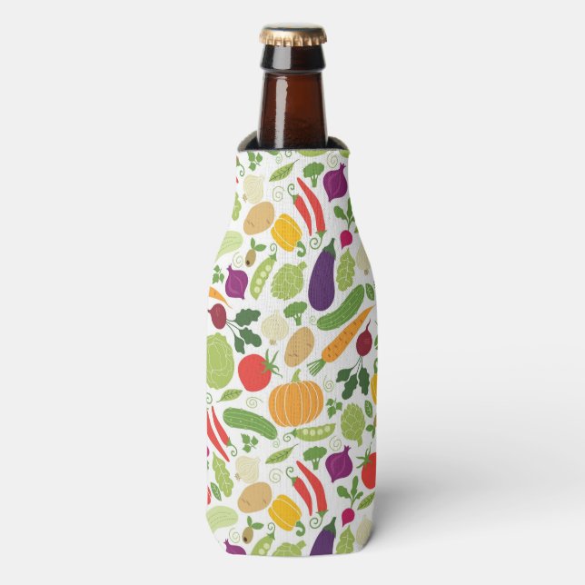 Food on a white background bottle cooler (Bottle Front)
