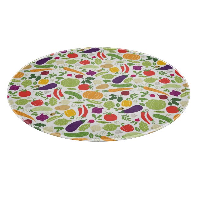 Food on a white background cutting board (Corner)