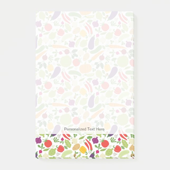 Food on a white background post-it notes (Front)