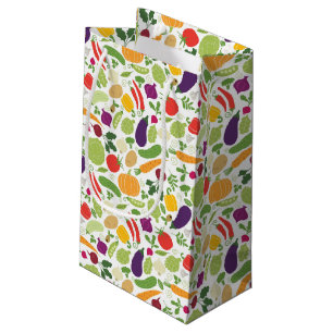 Food on a white background small gift bag