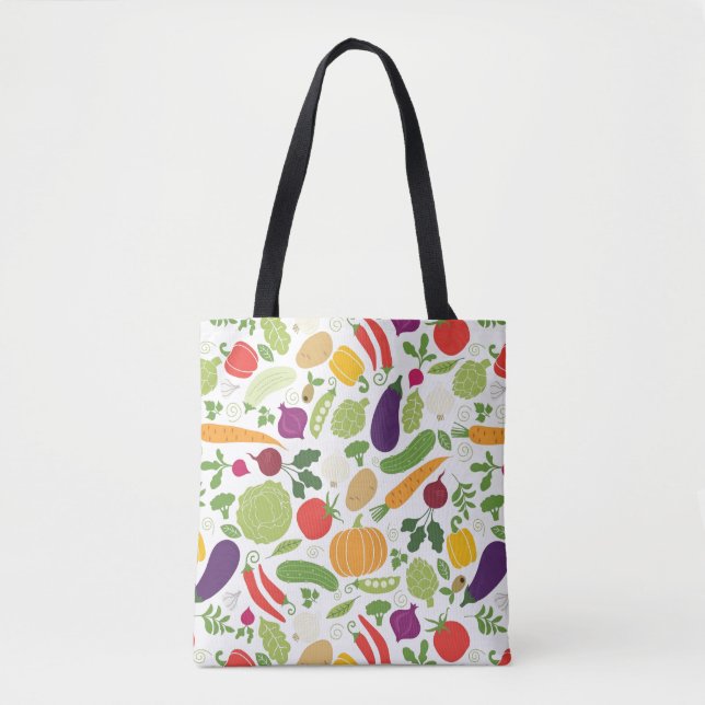 Food on a white background tote bag (Front)