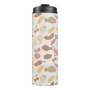 Food Pattern 2 2 Thermal Tumbler