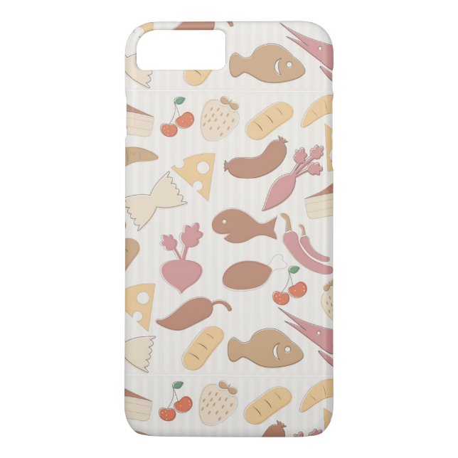 Food Pattern 2 Case-Mate iPhone Case (Back)