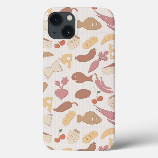 Food Pattern 2 Case-Mate iPhone Case (Back)