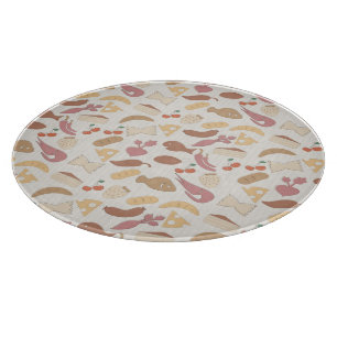 Food Pattern 2 Cutting Board
