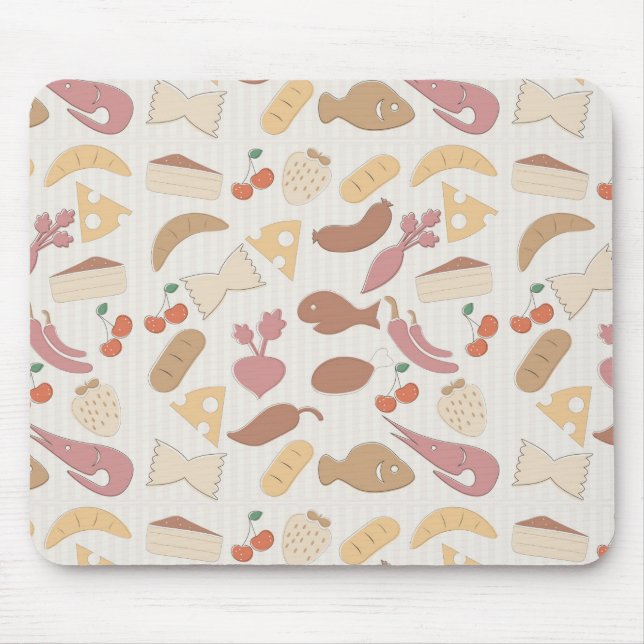 Food Pattern 2 Mouse Mat (Front)