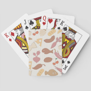 Food Pattern 2 Playing Cards