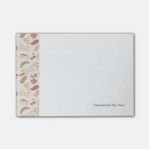 Food Pattern 2 Post-it Notes