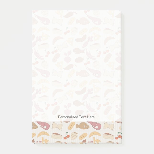 Food Pattern 2 Post-it Notes (Front)