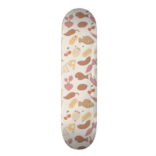 Food Pattern 2 Skateboard