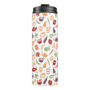 Food Pattern 2 Thermal Tumbler