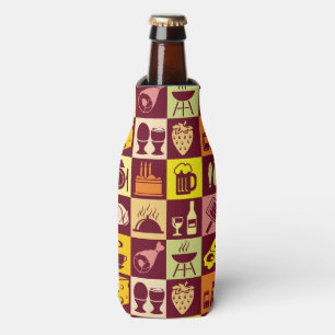 Food Pattern 3 Bottle Cooler
