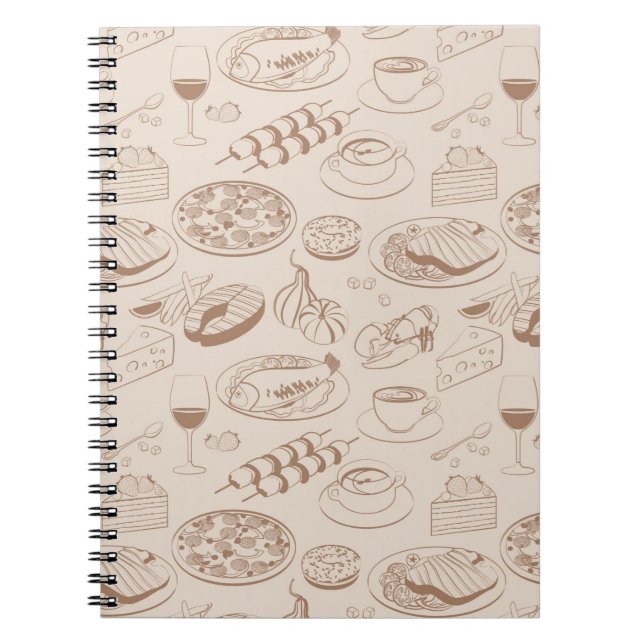 Food Pattern 3 Notebook (Front)