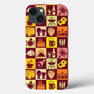 Food Pattern iPhone 13 Case