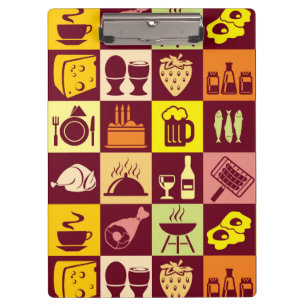 Food Pattern Clipboard