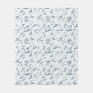 Food Pattern Fleece Blanket