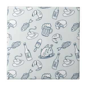 Food Pattern Tile
