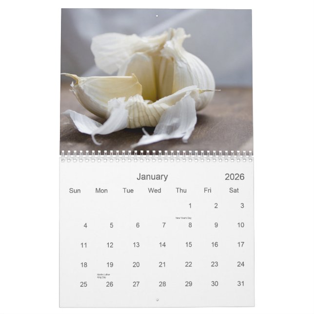 Food + Photography  2009 Calendar (Jan 2026)