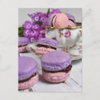 Food Photography Afternoon Tea Berry Macarons