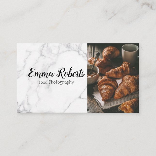 Food Photography Blogger Kitchen Business Card (Front)