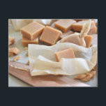 Food Photography British Clotted Cream Fudge Postcard<br><div class="desc">Postcard features an original food photograph by Rebecca Frey,  a food photographer,  stylist,  and classically trained pastry chef. Lots of additional photography work is also available from this shop,  including food,  nature,  urban landscapes,  and more.</div>