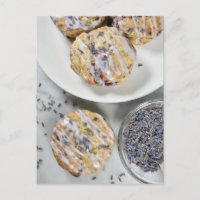 Food Photography Lavender Blueberry Scones Tea