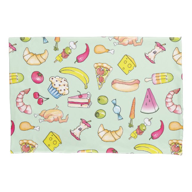 Food Pillowcase (Front-Left)