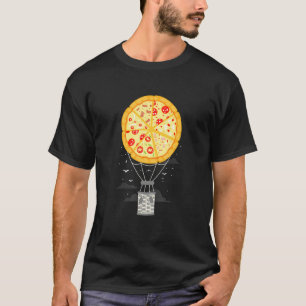 Food Pizza Hot Air Balloon T-Shirt