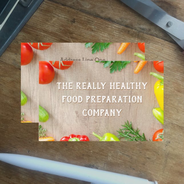 Food Preparation Business Card. Business Card (Creator Uploaded)