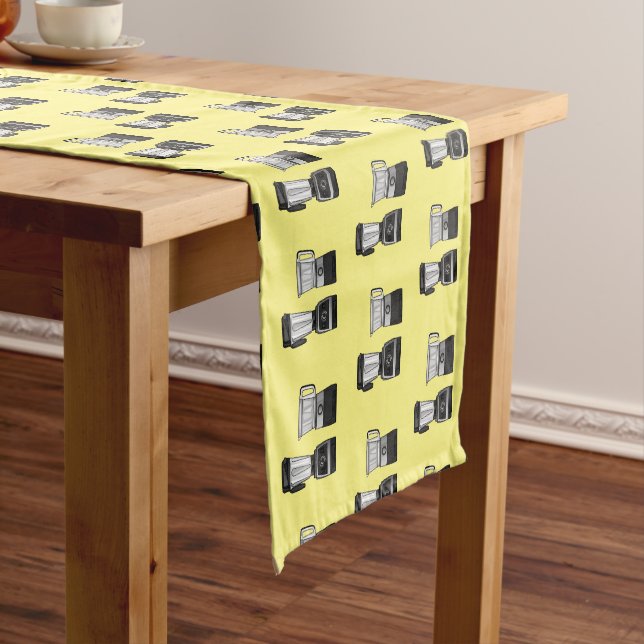 Food processor & blender cartoon illustration  short table runner (In Situ)