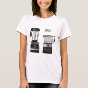 Food processor & blender cartoon illustration T-Shirt
