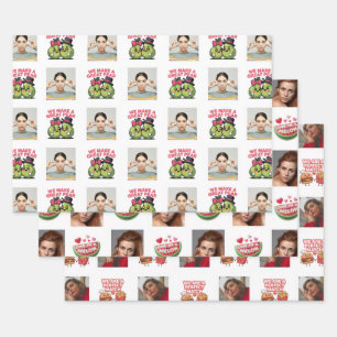 Food Pun Love Wrapping Paper Sheets