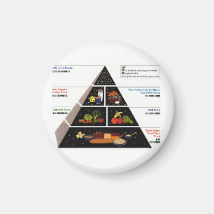 Food Pyramid Magnet