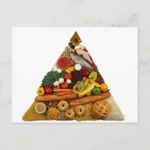Food Pyramid Postcard