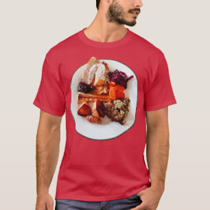Food Roast Turkey Christmas Dinner Photo T-Shirt