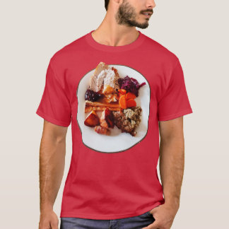 Food Roast Turkey Christmas Dinner Photo T-Shirt