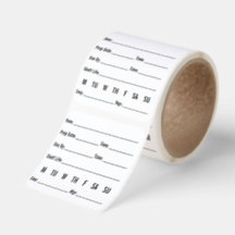 Food Rotation Storage Labels Freezer Organisation