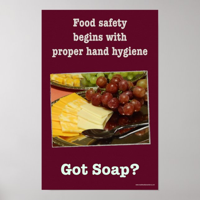 Food safety - Hand-washing poster (Front)