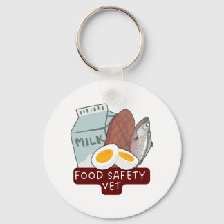 Food Safety Vet–Veterinary Food Inspection Design Key Ring