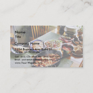 Food Salmon Business Card