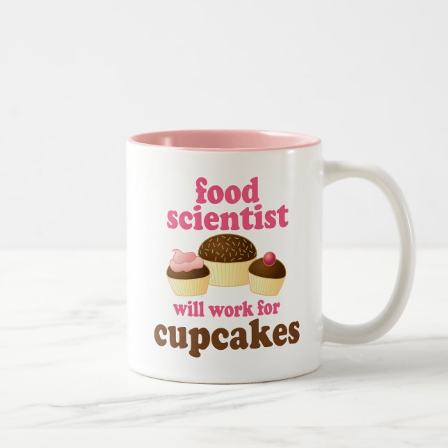 Food Scientist (Funny) Gift Two-Tone Coffee Mug (Right)