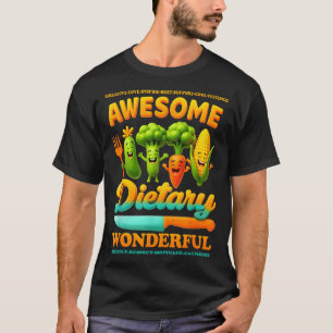 Food Service Week Dietary Appreciation Flexible Re T-Shirt