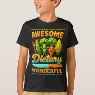 Food Service Week Dietary Appreciation Flexible Re T-Shirt