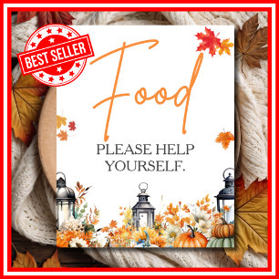 FOOD SIGN A Little Pumpkin Baby Shower