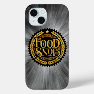 Food Snob - funny food lover iPhone 15 Case