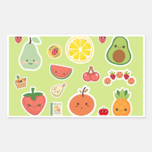 Food Stickers Fruits Theme