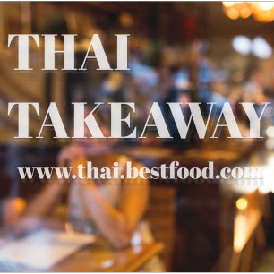Food Takeaway Window Vinyls Transparent Window Cling