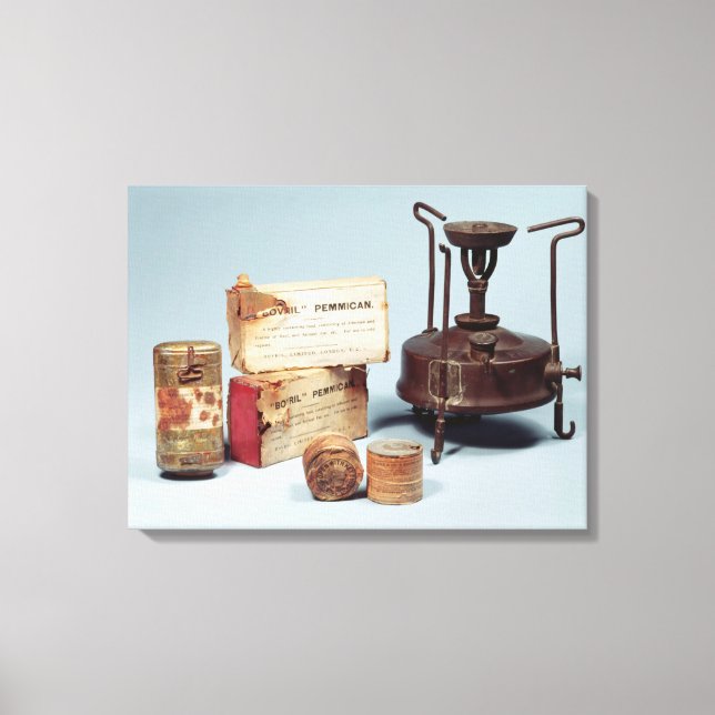 Food taken on Scott's Antarctic expedition Canvas Print (Front)